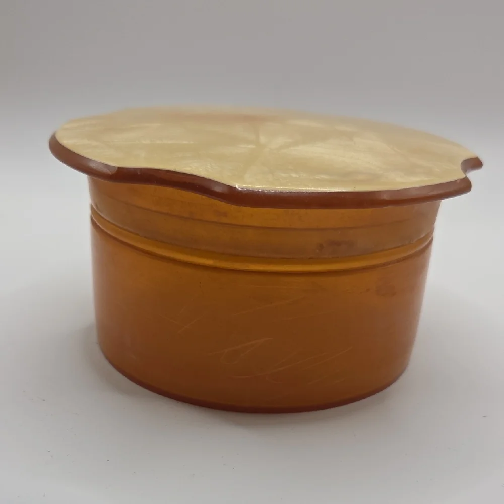 Vintage Celluloid Powder Box. Vintage